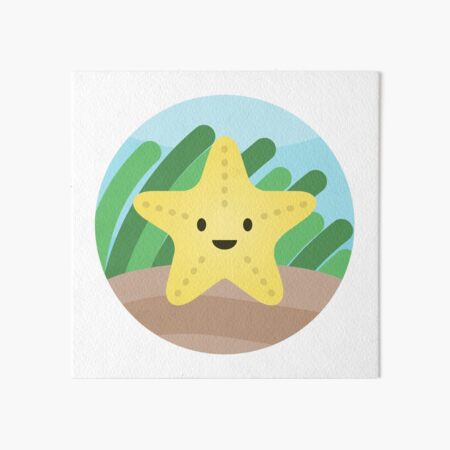 Starfish Art Board Print
