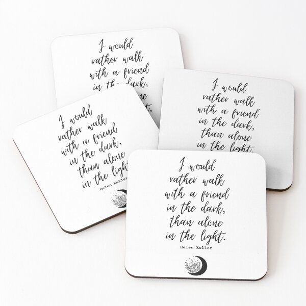 Item preview, a friend in the dark friendship quote designed and sold by venomouspixie.