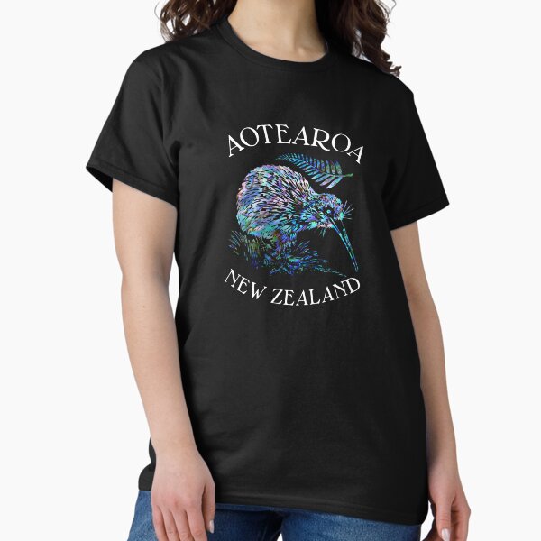 NEW ZEALAND KIWI AND FERN PAUA Classic T-Shirt