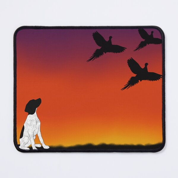 Item preview, Black Roan German shorthair pointer sunset designed and sold by Horsequeenozie.