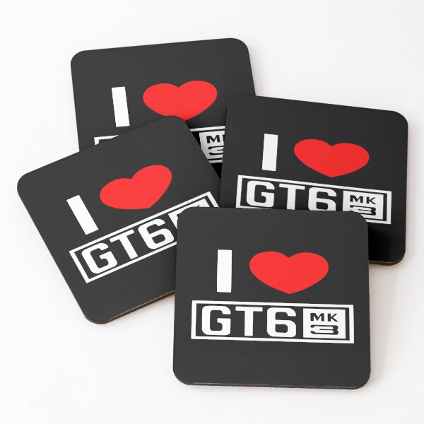 Item preview, I Love Heart Triumph GT6 designed and sold by CellularSong.