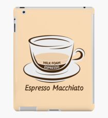 Espresso macchiato iPad Case/Skin