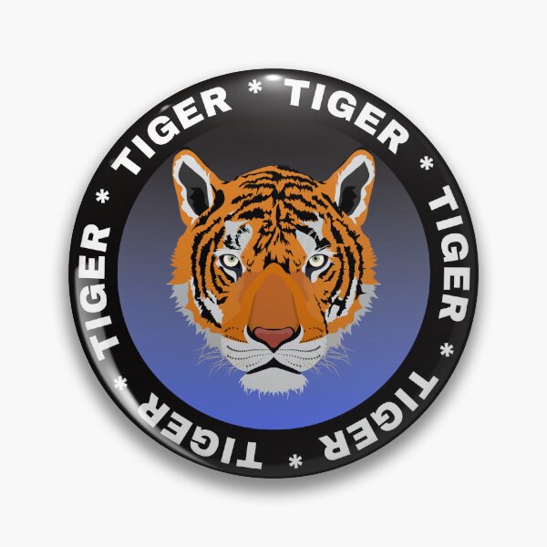 Item preview,  Circular Design with TIGER in middle and Tiger on outside designed and sold by RascalsDesigns.
