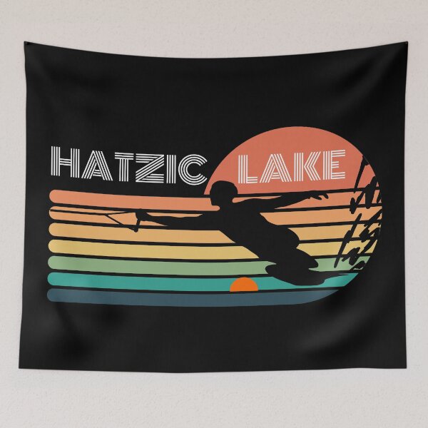 Item preview, Hatzic Lake Water Ski Slalom Skier designed and sold by HatzicTshirts.