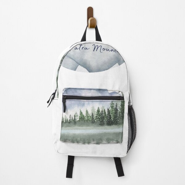 Item preview, Zakopane Tatra Mountains Lake View Water Color designed and sold by steelskydesigns.