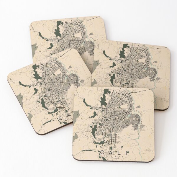Item preview, Cali City Map of Colombia - Vintage designed and sold by deMAP.