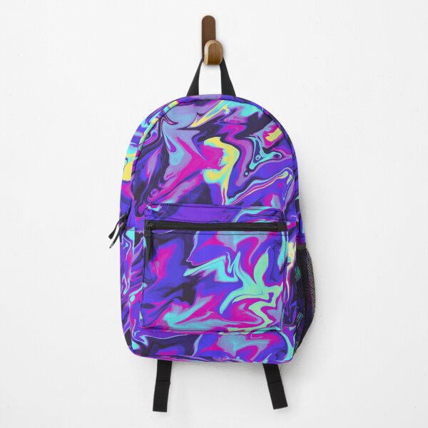 Item preview, Vibrant Vaporwave Marble - Digital Paint Spill designed and sold by GenAumonier.