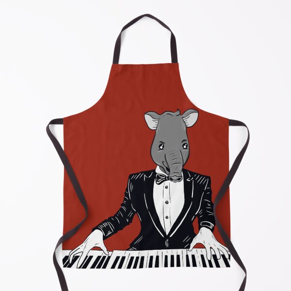 Item preview, Pianist Who Has Been Turned Into A Tapir With Red Background designed and sold by missmann.