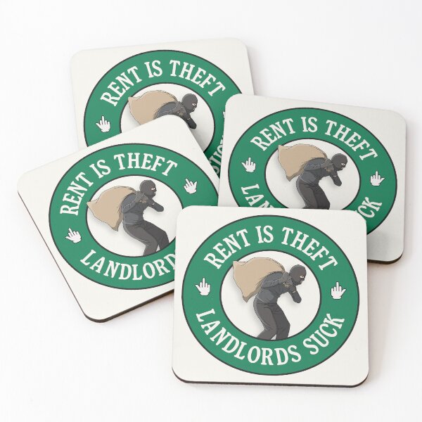 Item preview, Rent Is Theft - Landlords Suck designed and sold by Picket Club.