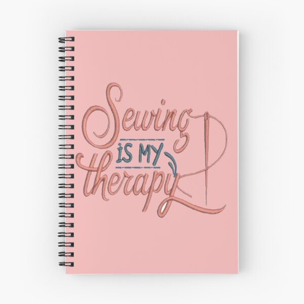 Item preview, Sewing is My Therapy Embroidery Style designed and sold by Past-Midnight.