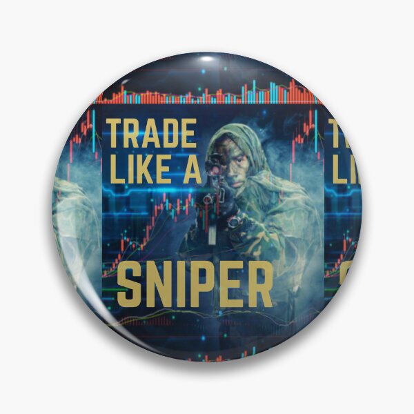 Item preview, TRADE LIKE A SNIPER GOLD WRITING designed and sold by tradeculture143.