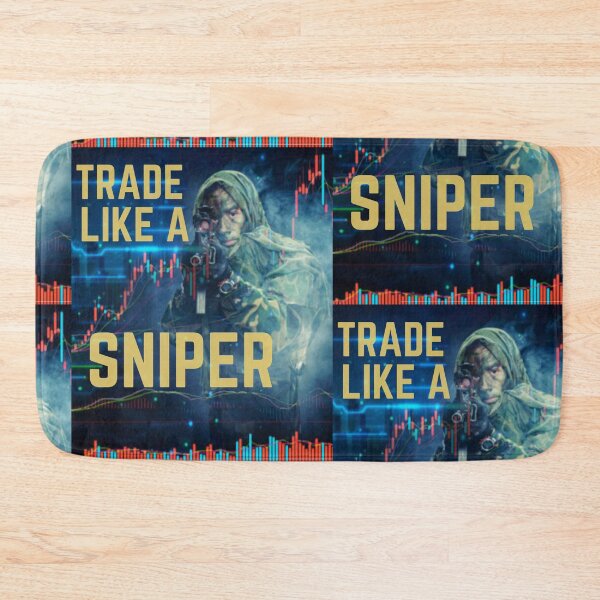 Item preview, TRADE LIKE A SNIPER GOLD WRITING designed and sold by tradeculture143.