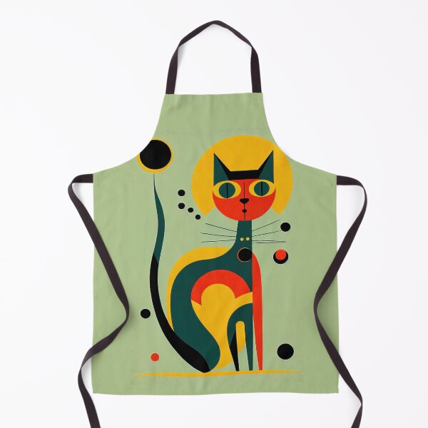 Item preview, Mid Century Cat 5 Abstract Art Print Painting Wall Decor designed and sold by winterkitty88.
