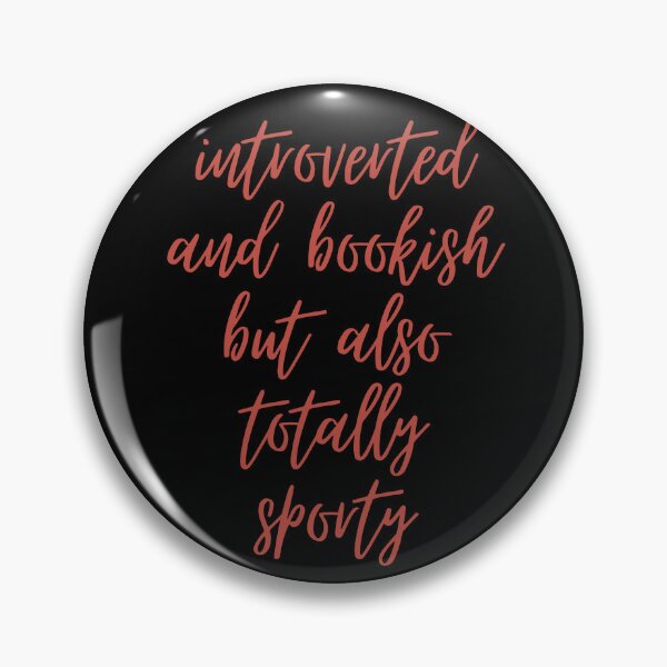 Item preview, introverted and bookish but also totally sporty designed and sold by venomouspixie.