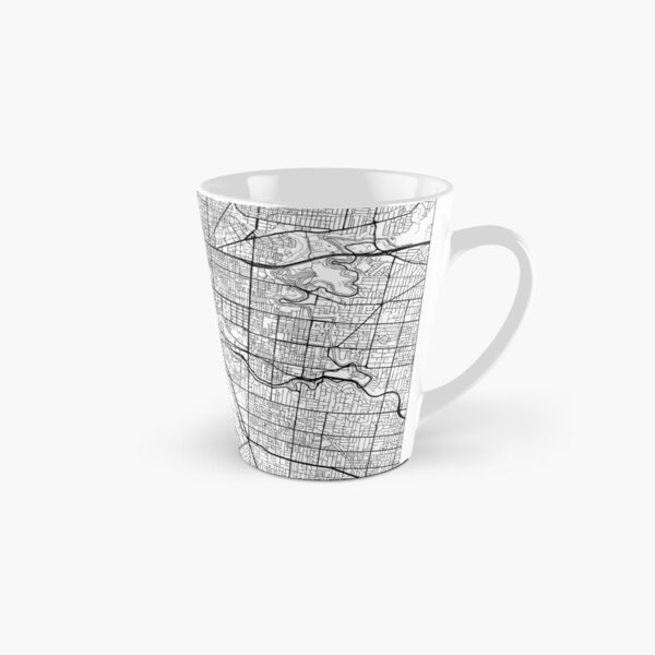 Melbourne Map Minimal Tall Mug