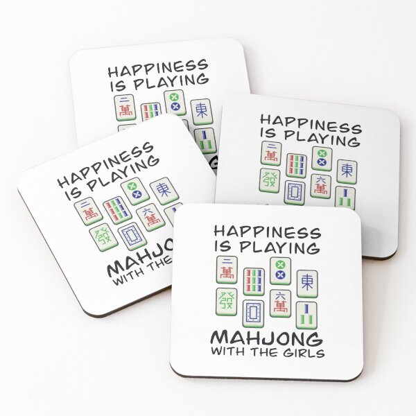 Item preview, Happiness is playing Mahjong with the girls designed and sold by PocketPups5.