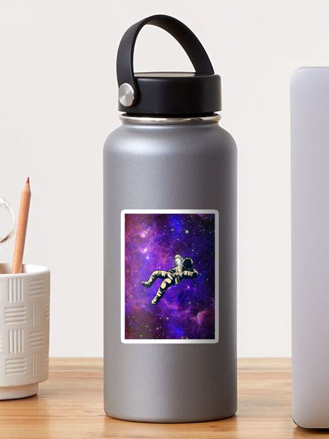 Astronaut Kids Outer Space Aluminum Water Bottle