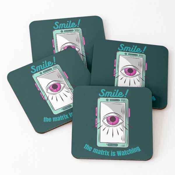 Item preview, anti surveillance Smile! the matrix is Watching      designed and sold by arshift11.