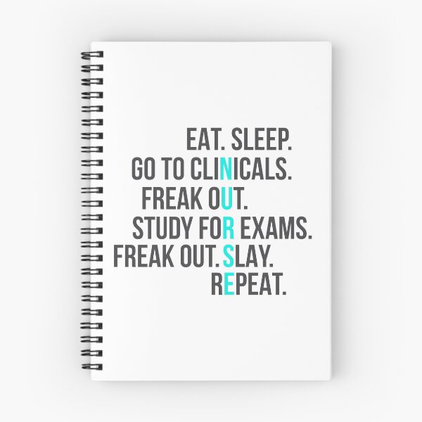 Item preview, Funny Nurse Quote - Eat Sleep RN LPN Clinicals Student Nursing Gift designed and sold by Blazesavings.
