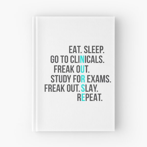 Item preview, Funny Nurse Quote - Eat Sleep RN LPN Clinicals Student Nursing Gift designed and sold by Blazesavings.