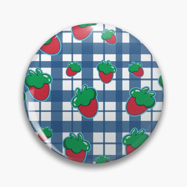 Artikelvorschau, Erdbeersommer: Blaues Gingham entworfen und verkauft von Stephanie J..