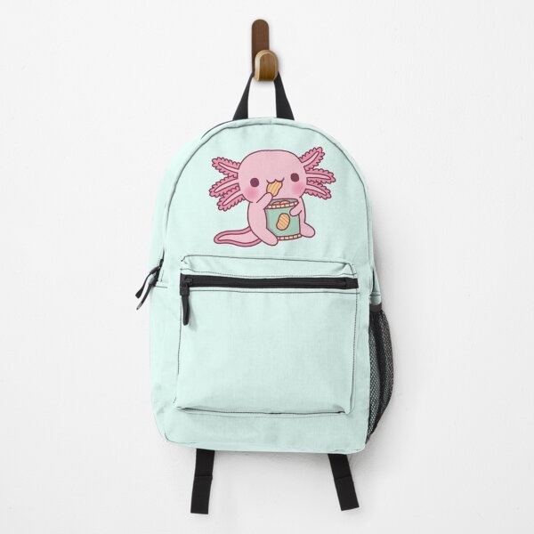 Item preview, Cute Axolotl Eating Potato Chips designed and sold by rustydoodle.
