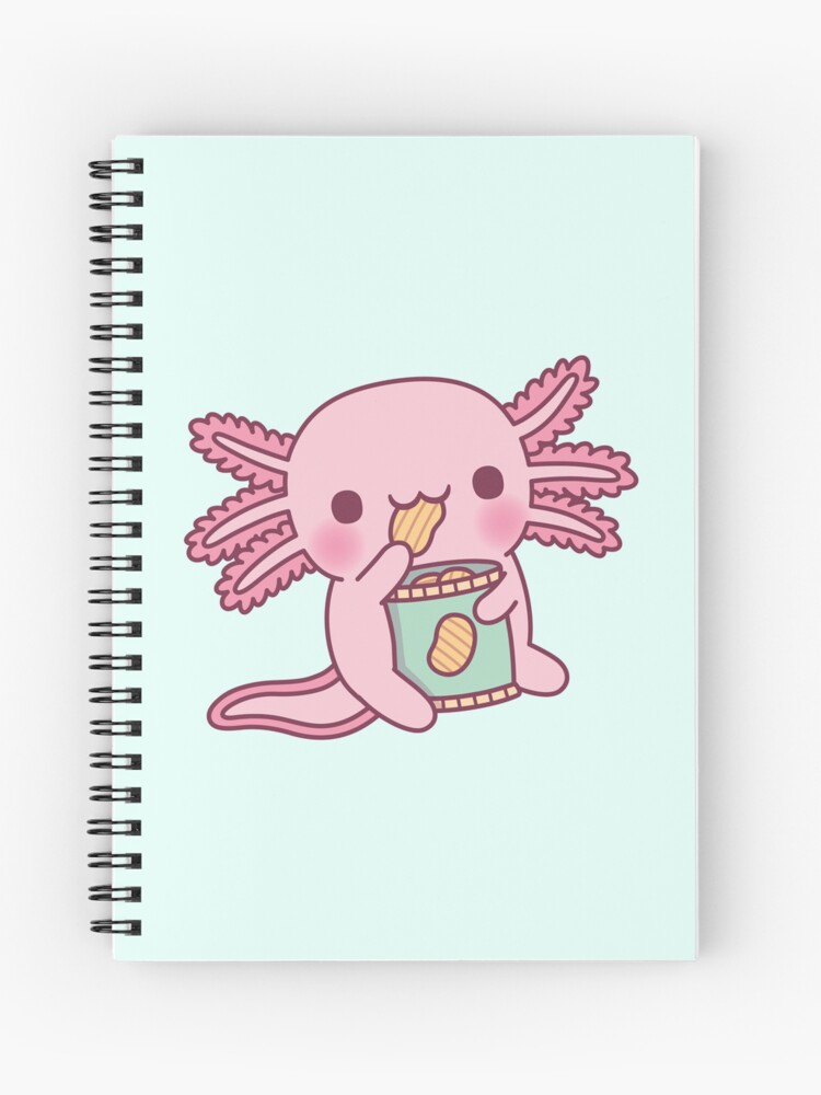 Yummy kawaii pink ice lolly Spiral Notebook for Sale by