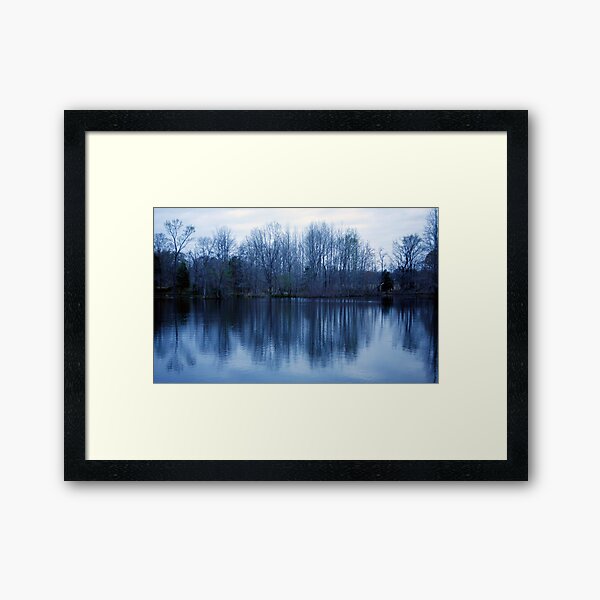 Predawn Reflections Framed Art Print