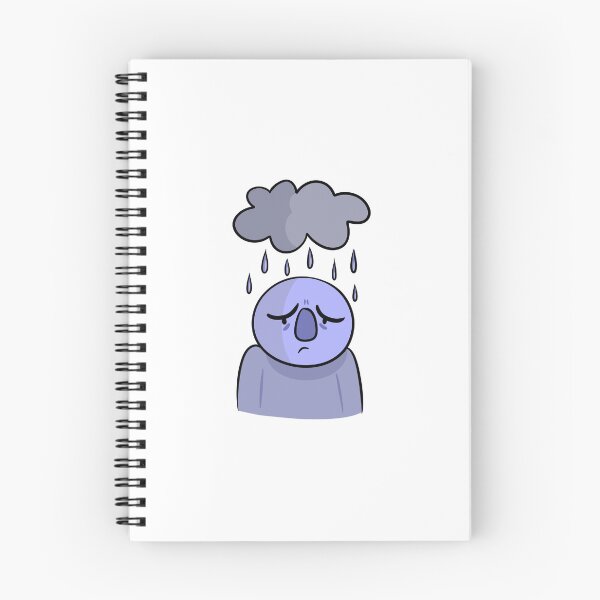 Item preview, Feeling Blue Rain Cloud Over Person's Head designed and sold by Cassapillar.