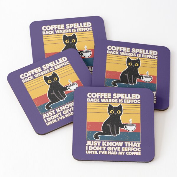 Item preview, Coffee Spelled Backwards  designed and sold by WoodburyLake.