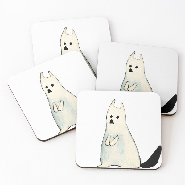 Item preview, Little ghost cat designed and sold by Relephants.
