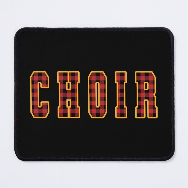 Item preview, Choir written in Plaid Varsity Letters Gold designed and sold by Grepthor.
