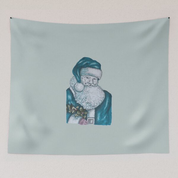 Item preview, Santa in Blue designed and sold by ACarlo.