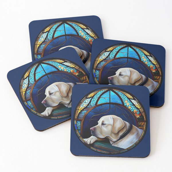 Item preview, Labrador in Stained Glass Collection designed and sold by Kathleen Mcleod.