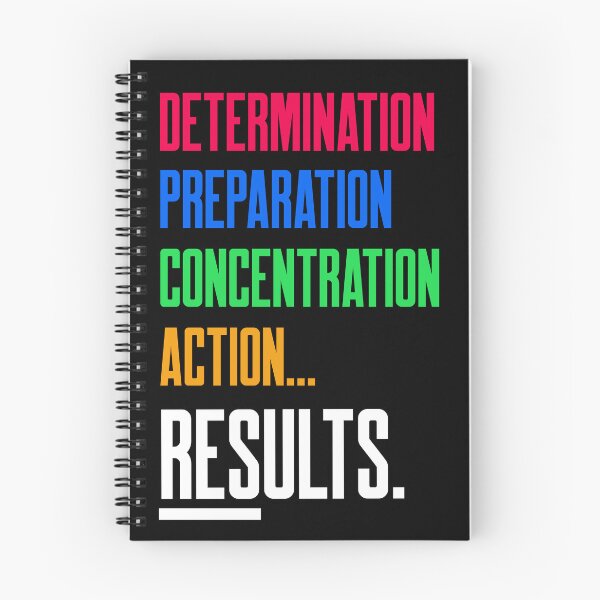Item preview, Determination, preparation, concentration, action... results. designed and sold by Designsbyeliane.