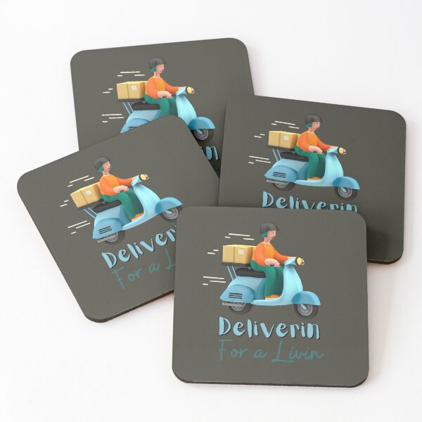 Item preview, Deliverin For A Livin - Delivery driver career 3D, for a delivery driver, for a courier. designed and sold by Wentoo.