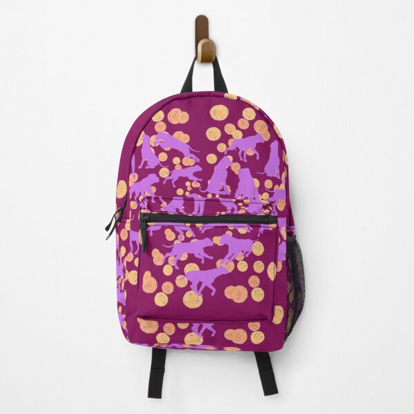 Item preview, beagle dog heart silhouette in magenta with flowers of yellow orange designed and sold by MerryCrown.