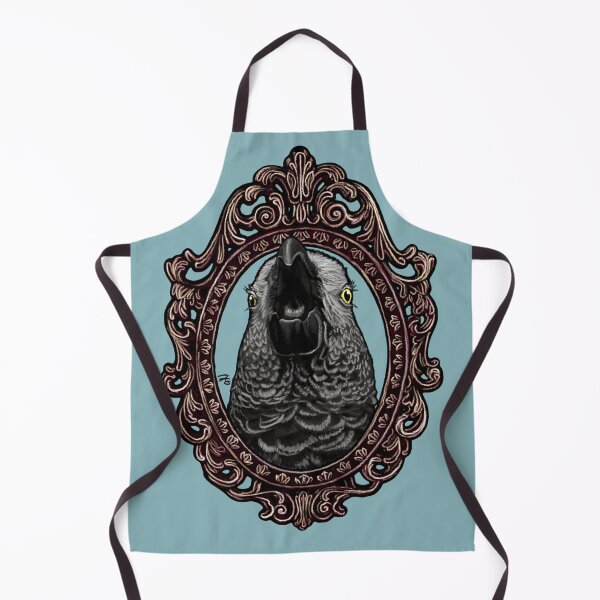 Item preview, Bird Cameo: African Grey Parrot designed and sold by FreyStrandDraws.