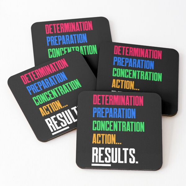 Item preview, Determination, preparation, concentration, action... results. designed and sold by Designsbyeliane.