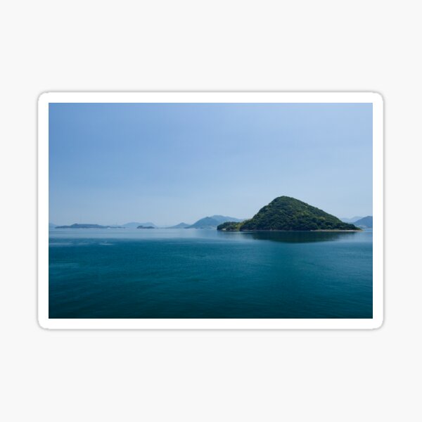 Sailing through Inland Sea Sticker