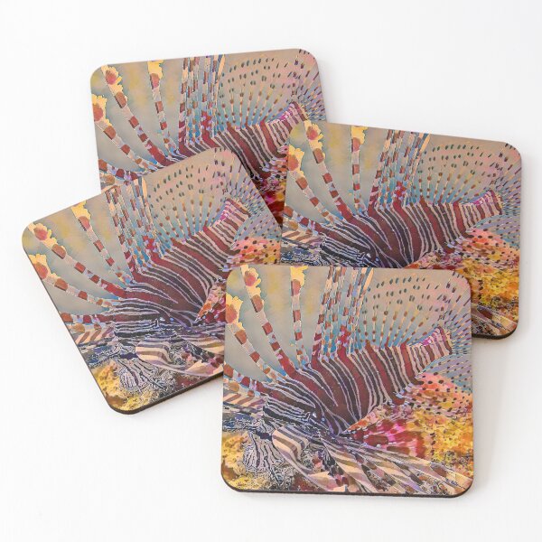 Item preview, Red Lionfish - Fiji's Reef Fish designed and sold by OceanVentures.