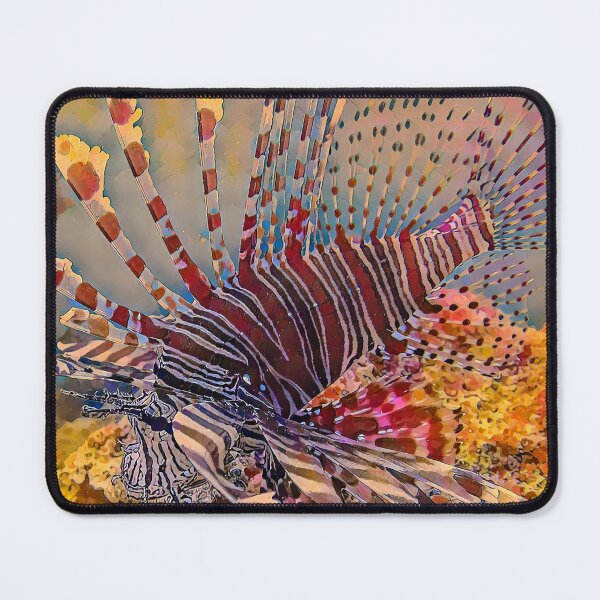 Item preview, Red Lionfish - Fiji's Reef Fish designed and sold by OceanVentures.