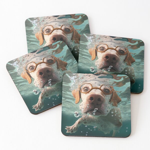 Item preview, Adorable Underwater Adventures: Cute Dogs Swimming in Style designed and sold by DaniFantasy.