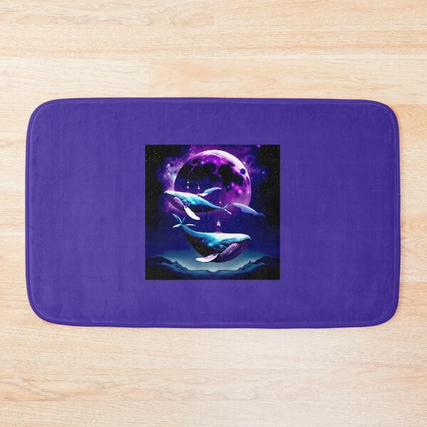 Item preview, Whales flying in the cosmos  designed and sold by Chiron WADE.