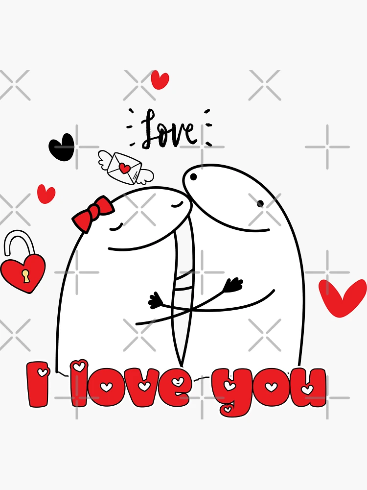 Flork in love meme Sticker for Sale by LatinoPower