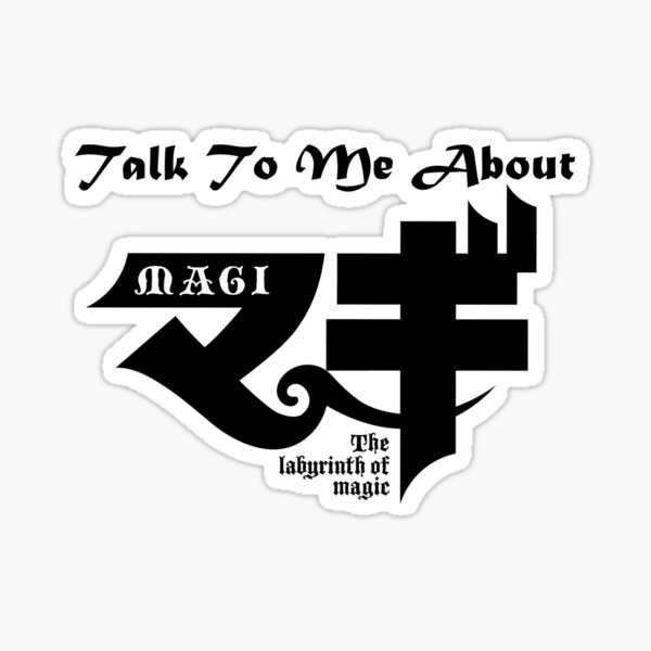 Magi The Labyrinth Of Magic Stickers for Sale