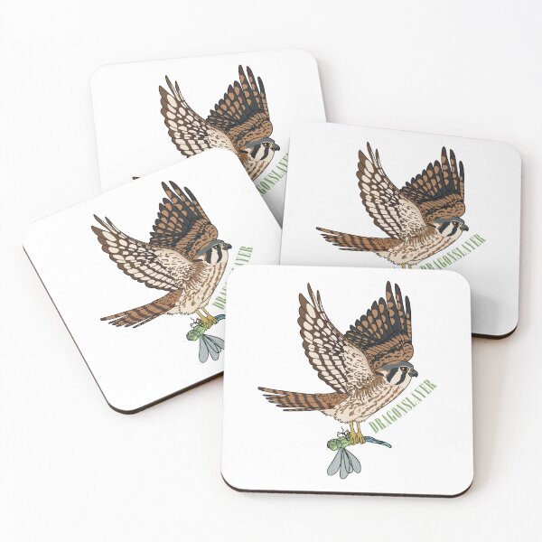 Item preview, dragonslayer — female american kestrel designed and sold by AvifaunaAplenty.