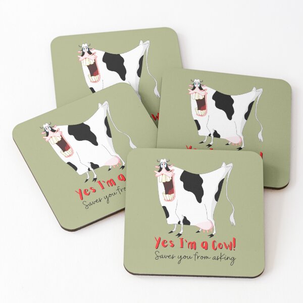 Item preview, Yes I'm A Cow Saves You From Asking Cheeky Cow. For her, for a farmer, for a friend. designed and sold by Wentoo.