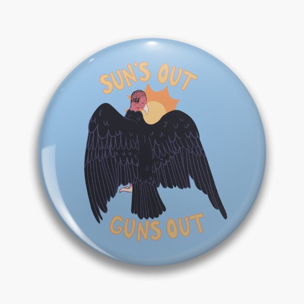 Item preview, sun's out, guns out (horaltic pose) — turkey vulture designed and sold by AvifaunaAplenty.