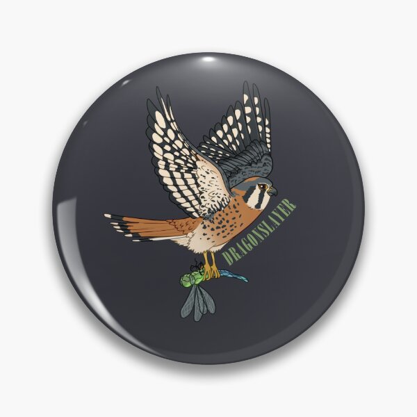 Item preview, dragonslayer — male american kestrel designed and sold by AvifaunaAplenty.